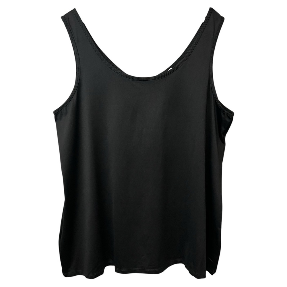 NWT Penningtons Tank Top Black Plus Size 4X